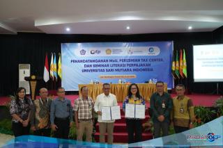 DJP Sumut I dan Universitas Sari Mutiara Indonesia Teken Kerja Sama Pengembangan Tax Center